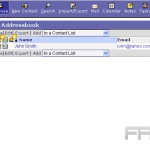 Manage Contacts in Horde