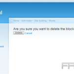 Manage blocks in Drupal