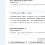 Manage menus in Drupal