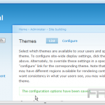 Manage themes in Drupal