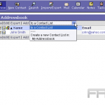 Manage Contacts in Horde