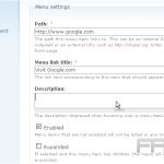 Create menus in Drupal
