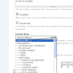 Create menus in Drupal