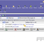 How to write an email message in Horde