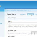 Create menus in Drupal