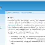 Manage users in Drupal