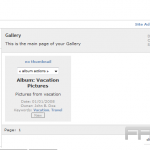Edit your admin settings in Gallery2