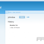 Setting up your account information in Drupal