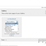 Manage photo albums in Gallery2