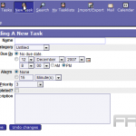 Create tasks in Horde