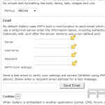 Edit your admin settings in Gallery2