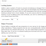 Edit your admin settings in Gallery2