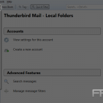 Setup a POP email account in ThunderBird