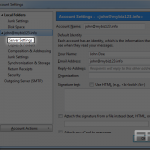 Custom ports in ThunderBird