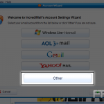 Configure a POP email account in IncrediMail