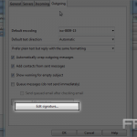 How to setup email signature in Opera Mail