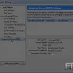 Custom ports in ThunderBird