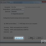 Setup a POP email account in ThunderBird