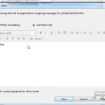 How to setup email signature in Opera Mail
