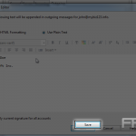 How to setup email signature in Opera Mail