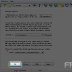 How to setup your email signature in Pegasus Mail