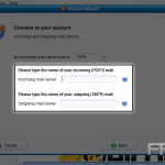 Configure a POP email account in IncrediMail