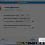 Configure a POP email account in IncrediMail