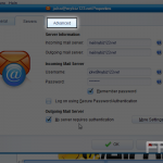 Configure a POP email account in IncrediMail