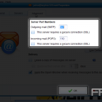 Configure a POP email account in IncrediMail