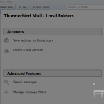 Setup an IMAP account in ThunderBird