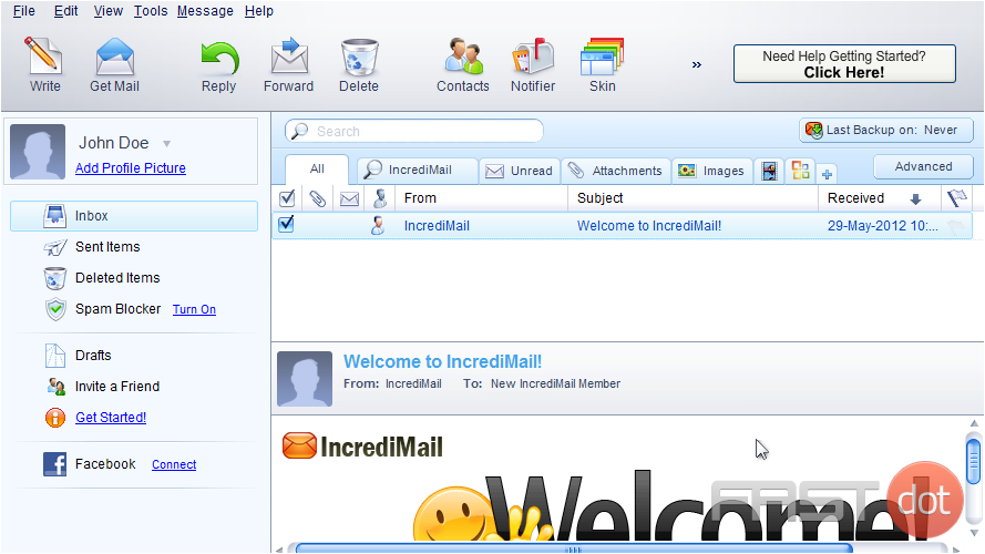 incredimail web email