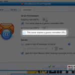 Setup a POP email account with SSL in IncrediMail