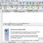 Setup an IMAP account in Pegasus Mail