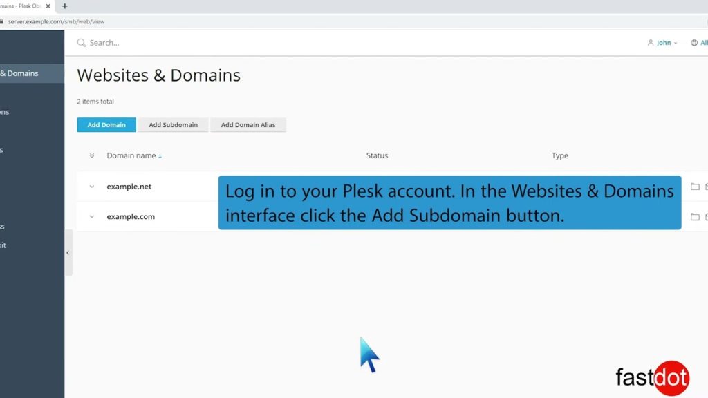 how-to-add-a-subdomain-in-plesk-fastdot