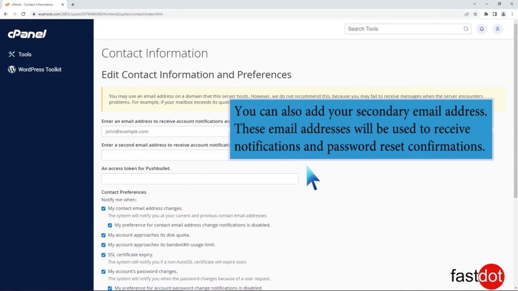how-to-update-your-contact-information-in-cpanel-with-fastdot