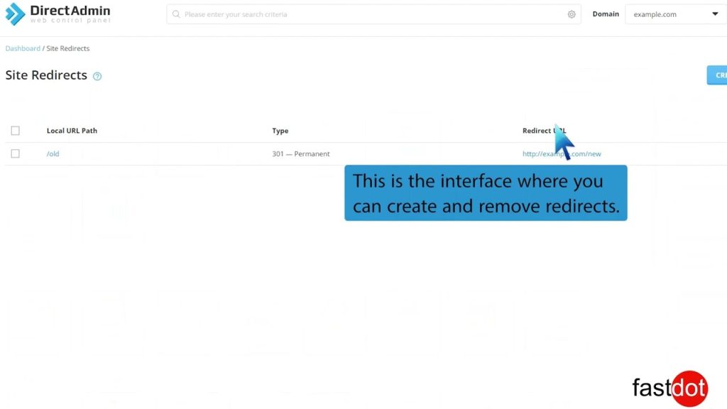 how-to-remove-a-redirect-from-your-website-in-directadmin-fastdot