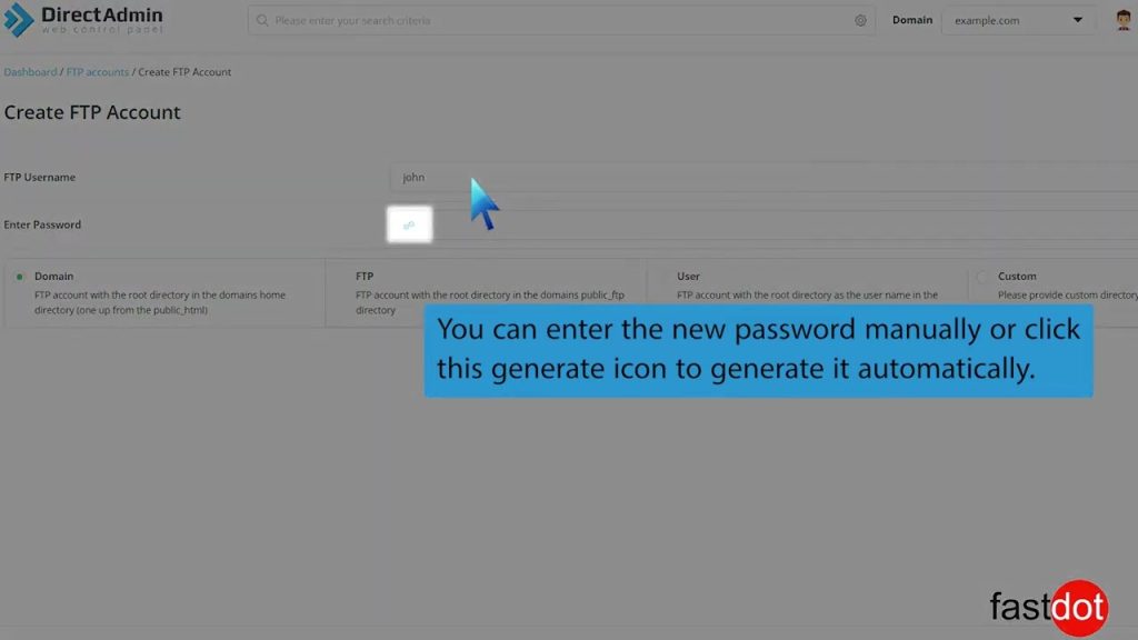 how-to-create-an-ftp-account-in-directadmin-fastdot