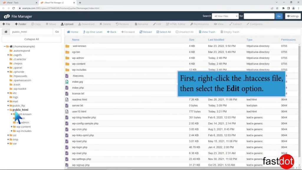 how-to-edit-hthypertext-access-file-through-cpanel-file-manager-with-fastdot