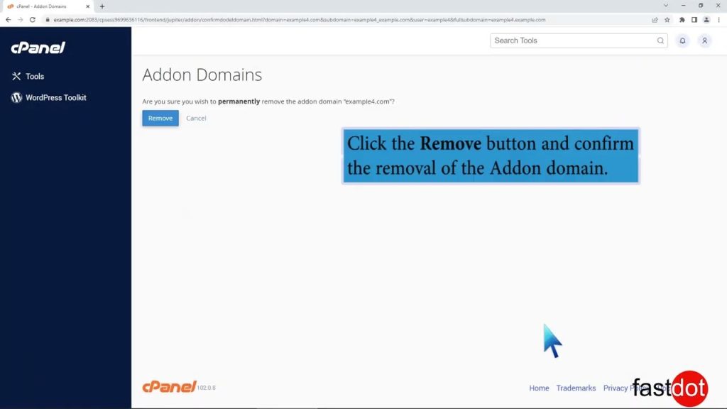 how-to-remove-an-add-on-domain-with-fastdot