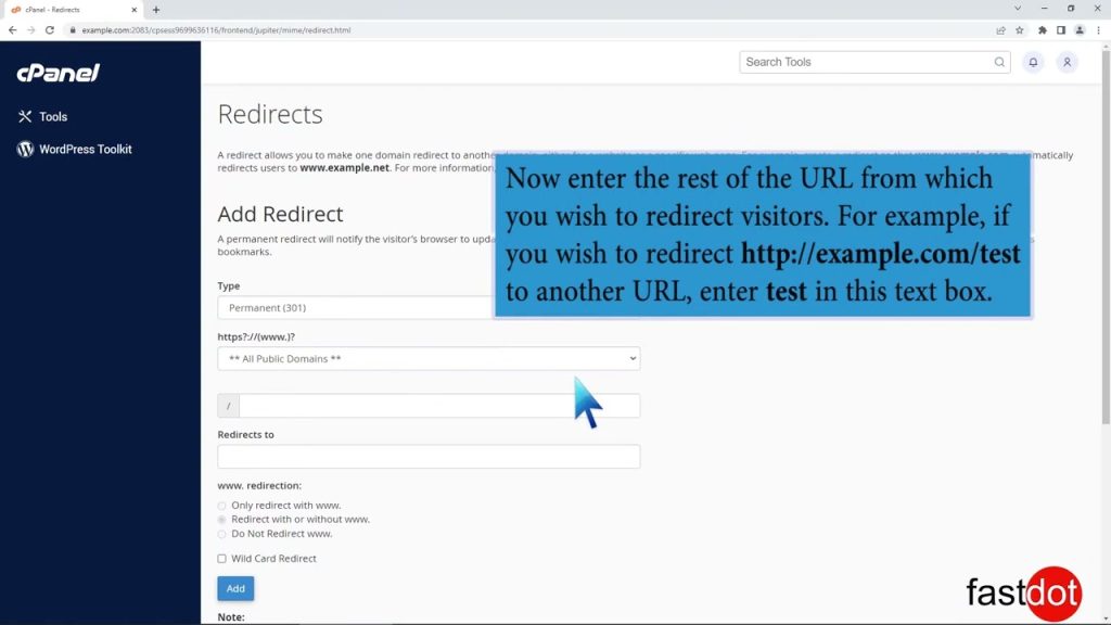 how-to-redirect-your-website-to-any-page-or-external-domain-with-fastdot