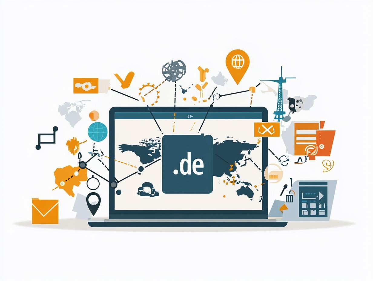 What is a .de Domain Name and its Historical Significance?