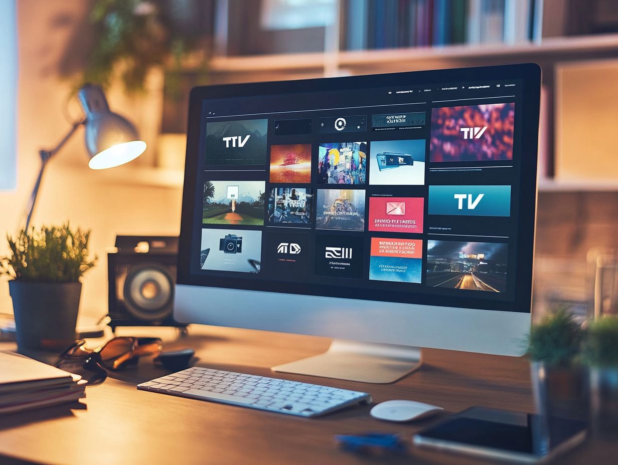 What are the benefits of registering a .TV domain name for streaming platforms and video content creators?