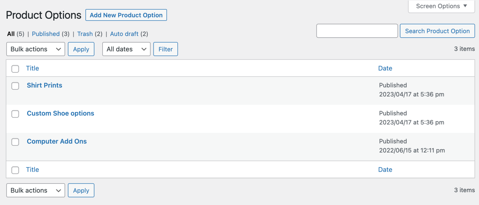  Product Options and Addons for WooCommerce 